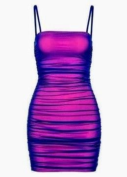purple pink dress