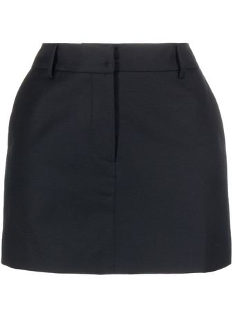 Anna Quan Tailored Wool Mini Skirt - Farfetch