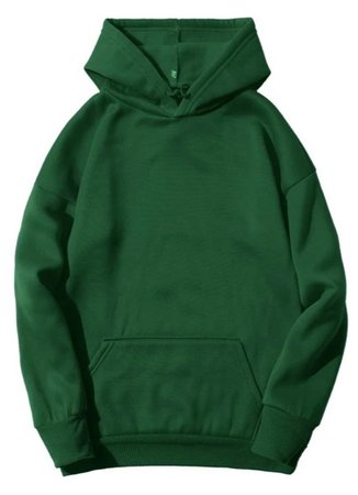 oversized green hoodie