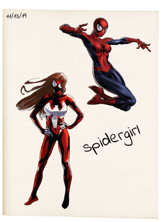 spidergirl sketches