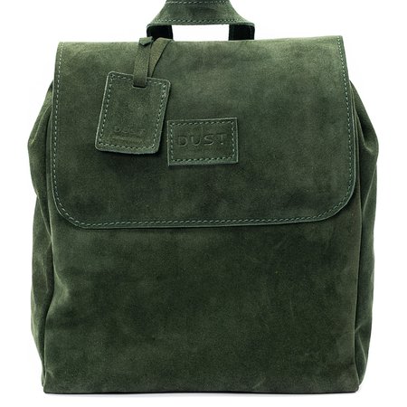 THE DUST COMPANY Mod 238 Leather Suede Green Backpack