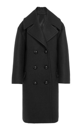 Maxi Wool Caban Coat By Alaïa | Moda Operandi