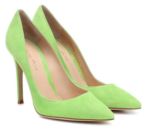 GIANVITO ROSSI Green Heels