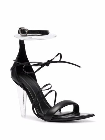 Peter Do Strappy 110mm Transparent Heel Sandals - Farfetch