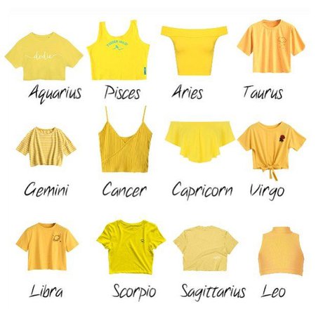 Zodiac sign outfits