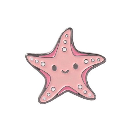 Starfish enamel pin