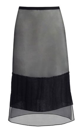 Alleta Silk Midi Skirt By Khaite | Moda Operandi