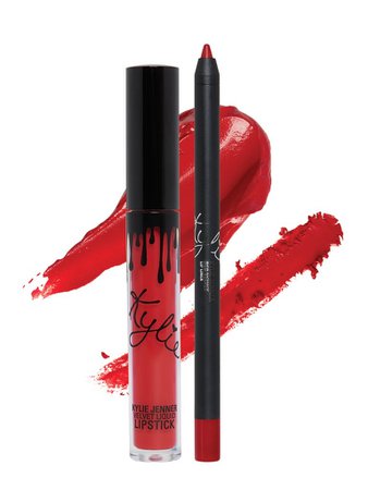 Kylie Cosmetics Velvet Lip Kit in Red Velvet