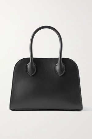 Black Margaux 7.5 leather tote | The Row | NET-A-PORTER