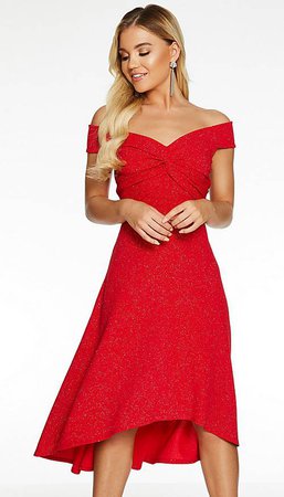 Red Christmas Party Dress