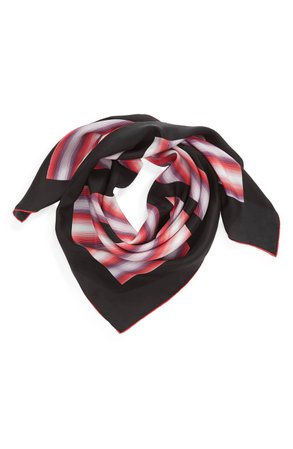 Something Navy silk scarf
