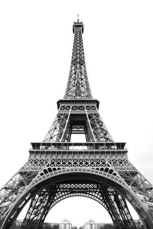 eiffel tower grey france aesthetic paris