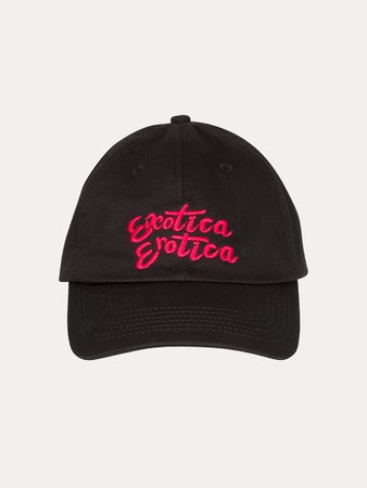 Exotica Cap | Black Baseball Cap | Réalisation Par