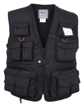 Rothco Uncle Milty Travel Vest Black | Army Star