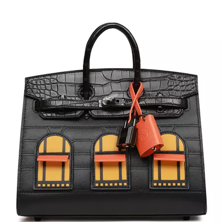 Hermes Sac Faubourg Birkin 20 So Black Matte Alligator Black Hardware – Madison Avenue Couture