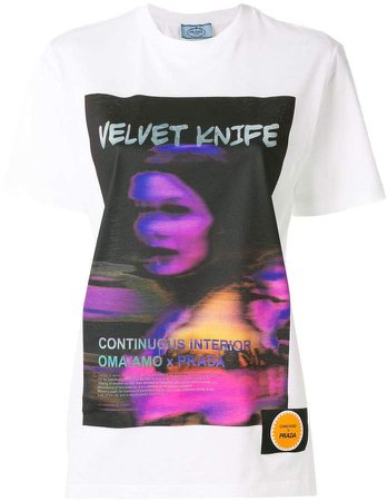 Velvet Knife print T-shirt