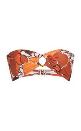 Malady Ring-Detailed Bandeau Bikini Top By Faithfull The Brand | Moda Operandi