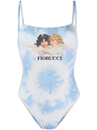 Fiorucci Angels Tie Dye One Piece Ss20 | Farfetch.com