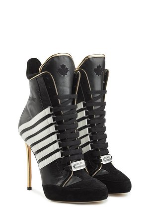 Dsquared2 Stiletto Ankle Boots black women [266248] - $225.24 : Dsquared Shoes Sale, Dsquared Bags