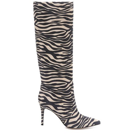 Exclusive To Mytheresa – Zebra-Print Suede Boots - Gianvito Rossi | Mytheresa