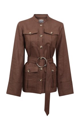 Bea Short Linen Jacket by Baum und Pferdgarten | Moda Operandi