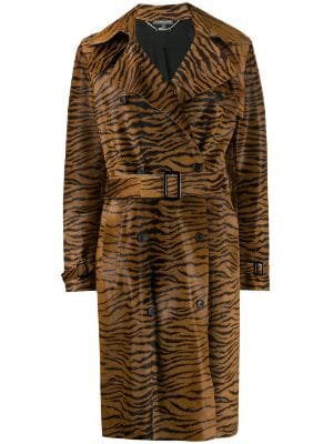 Alexander McQueen zebra print coat