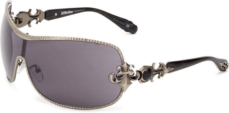 Amazon.com: Affliction Sunglasses Women's Fiona Sunglasses, Gunmetal, 138 mm : Clothing, Shoes & Jewelry