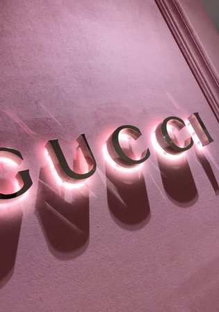 #pink #blingbling #gucci #rose #rich on We Heart It