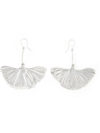 Aurelie Bidermann ginkgo leaf earrings