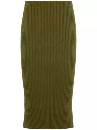 Prada ribbed-knit Cotton Tube Skirt - Farfetch
