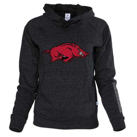 College Apparels | Shop Women's Red Official NCAA University Of Arkansas Razorbacks Go Big Hogs Fight Women's Buttersoft Tri Blend Hooded Sw at Fashiontage | 242309AMARK1_016-S