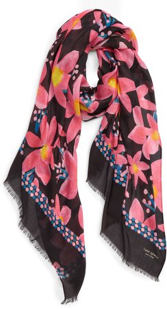 Island Floral Oblong Scarf