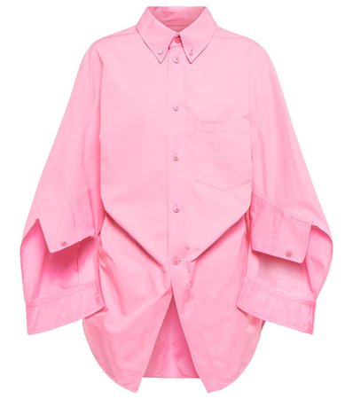 Balenciaga - Oversized cotton shirt | Mytheresa