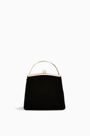 GARLAND Black Velvet Bag | Topshop