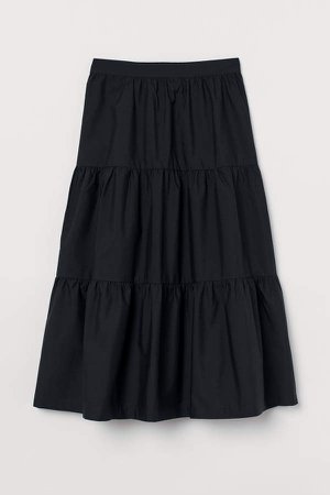 Flared Skirt - Black