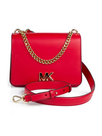 bright red bag