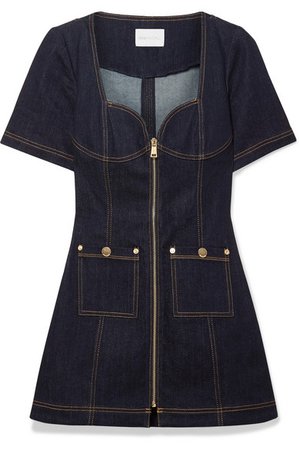alice McCALL | Bloomsbury denim mini dress | NET-A-PORTER.COM