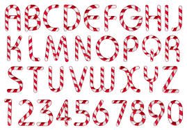 candy cane font - Google Search