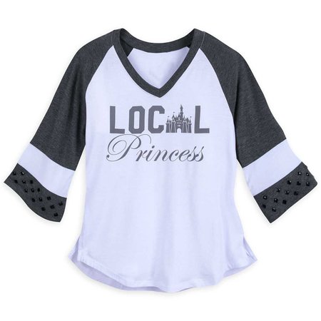 Disney Princess Baseball T-Shirt for Women - Sleeping Beauty Castle - Disneyland | shopDisney