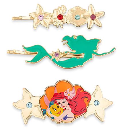 Amazon.com : GOODY Bobby Pin and Barrette Set - Disney Princess, Ariel - Slideproof Rhinestone Bobbies - Hair Accessories for Men, Women, Boys & Girls - Style With Ease & Keep Your Hair Secured - All Hair Types : Beauty & Personal Care