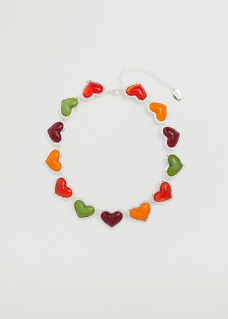 Heart necklace - Women | Mango USA