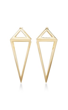 Pendulum 3D Earrings by Noor Fares | Moda Operandi
