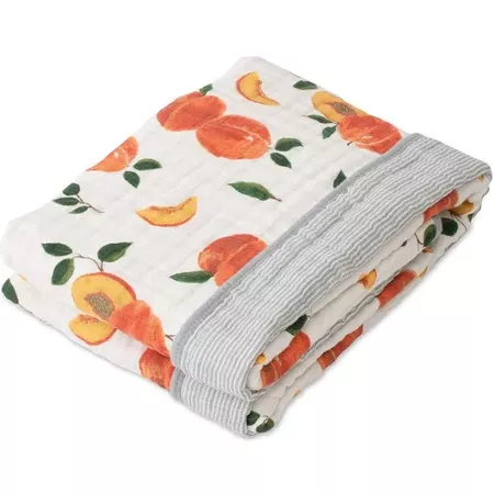 Red Rover Kids Breathable Cotton Muslin Baby Quilt (Peachy) | Google Shopping