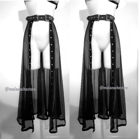 Skirt Gnoveva long skirt gothic skirt maxi skirt goth | Etsy
