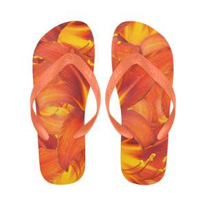 Orange Daylilies Flip Flops for Men/Women (Model 040) – Rockin Docks Deluxephotos