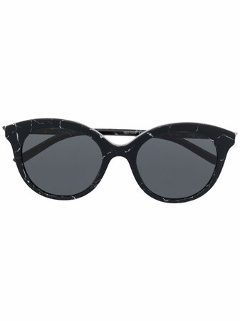 Prada Eyewear cat-eye marble effect sunglasses - FARFETCH