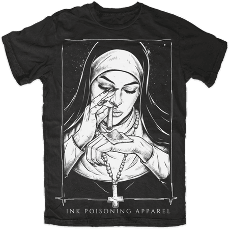 *clipped by @luci-her* Drug Nun – INK POISONING APPAREL