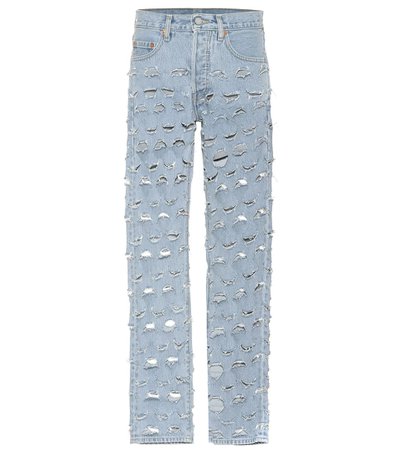Vetements - X Levi's® distressed jeans