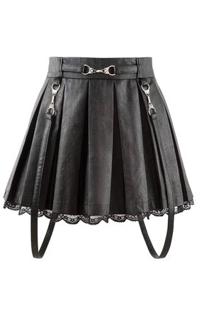 black handcuff skirt