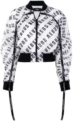 (459) Pinterest - Versus logo bomber jacket | outfits